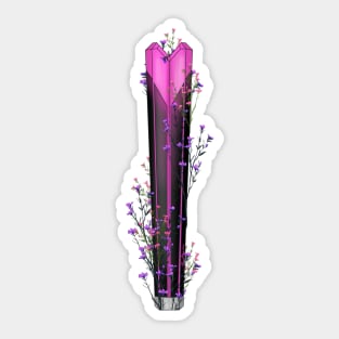 NU'EST Floral Lightstick kpop Sticker